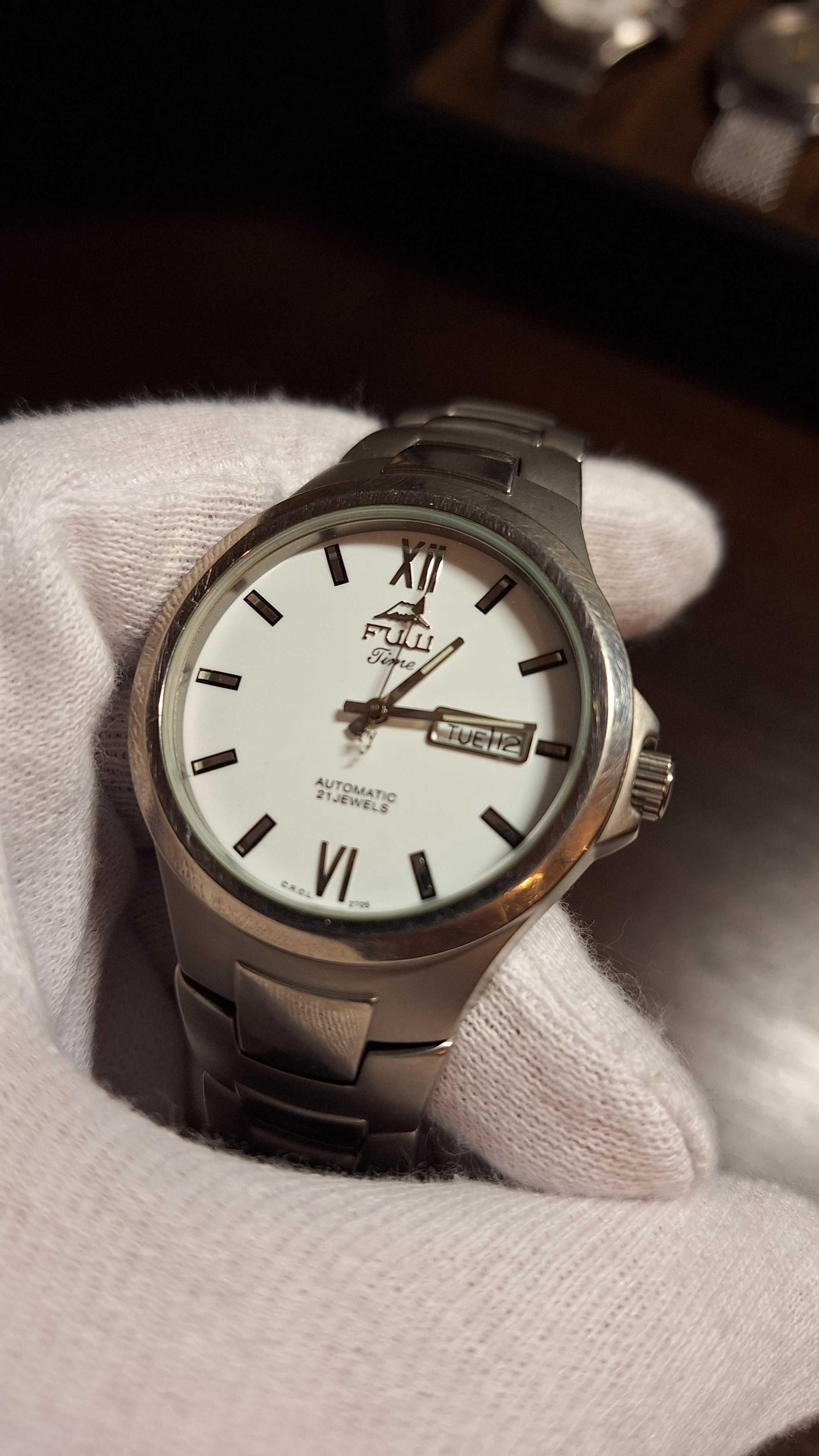 Zegarek Męski Fuji Time Automatic All Titanium M2705AT 38mm