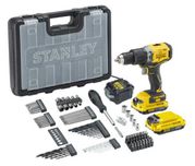 Wiertarko-wkrętarka udarowa 2x2Ah 18V STANLEY FATMAX V20 SFMCD715D2A