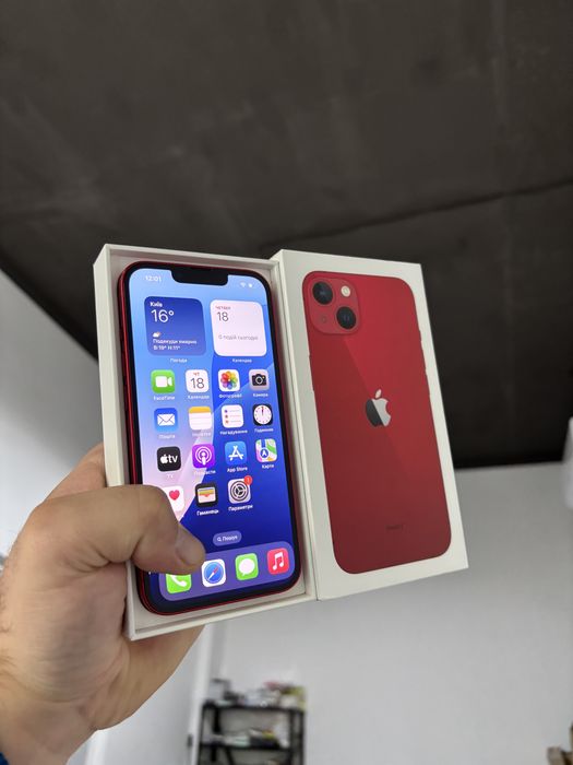Apple iphone 13 128 gb червоний айфон з коробкою