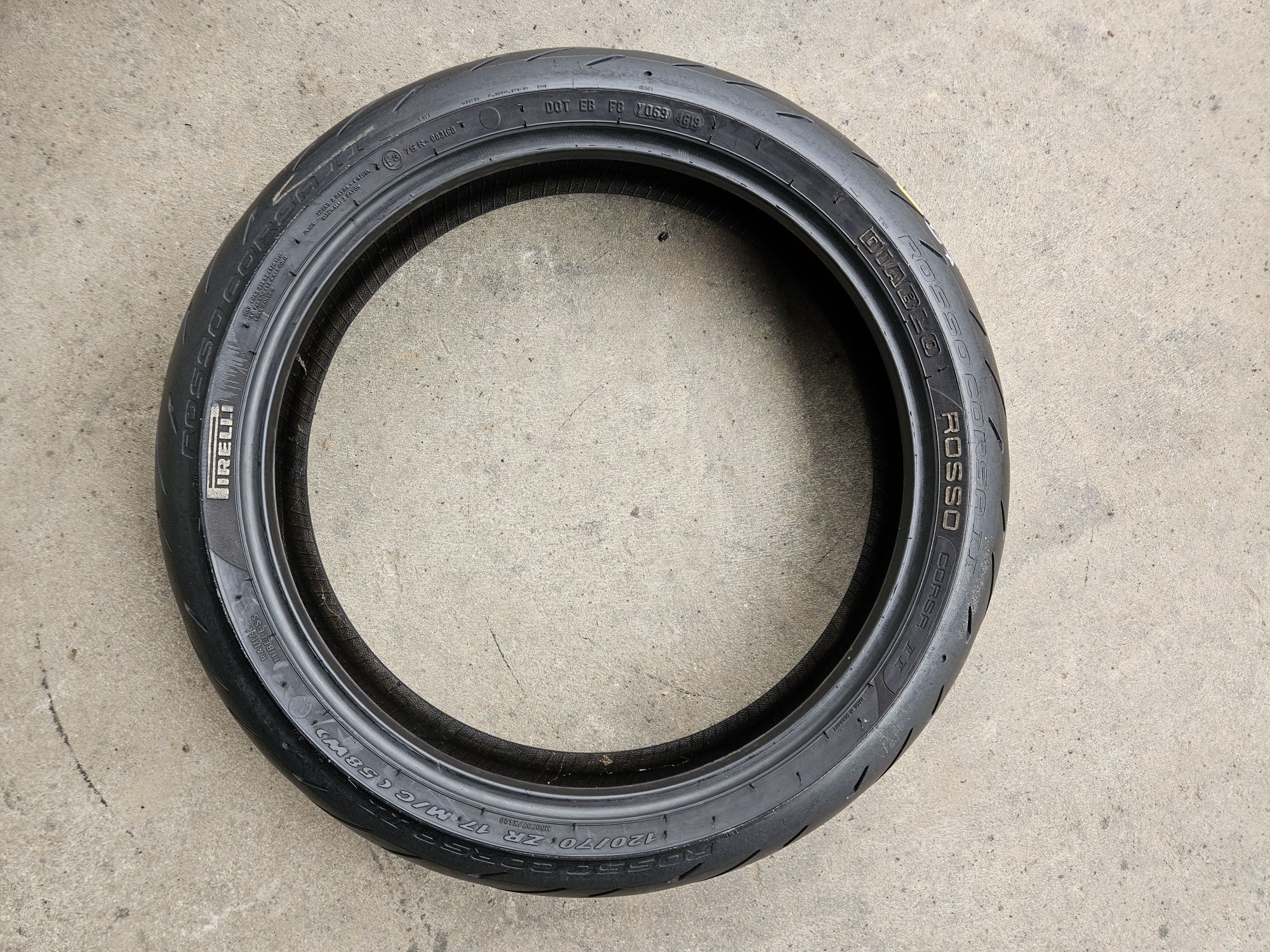 Pirelli Diablo Rosso 120/70R17 Dot 4919 Nr 1276