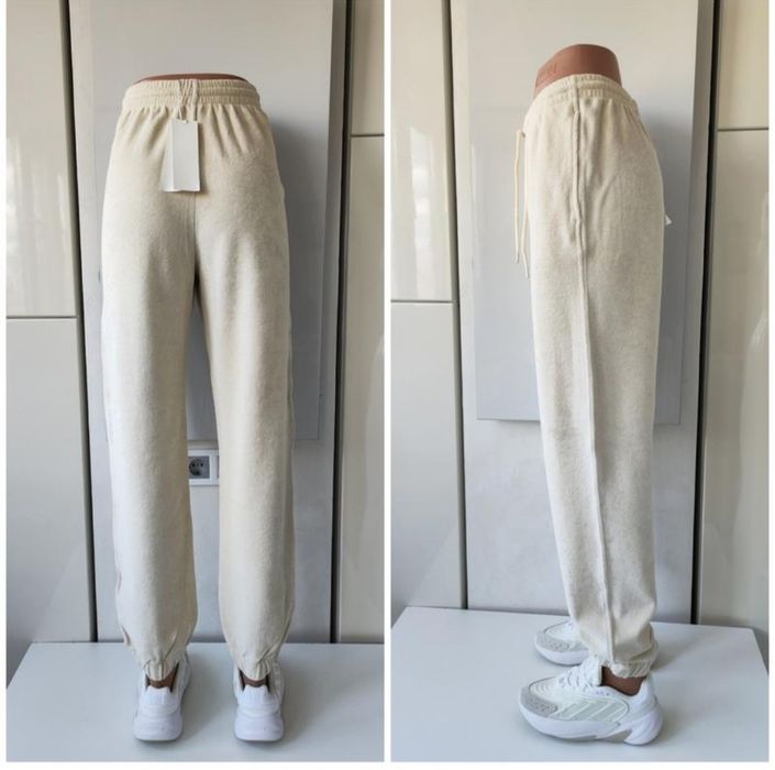 Arket махрові бавовняні жіночі штани джогери