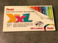 Kredki pastele Pentel XXL 12 sztuk, nowe zafoliowane