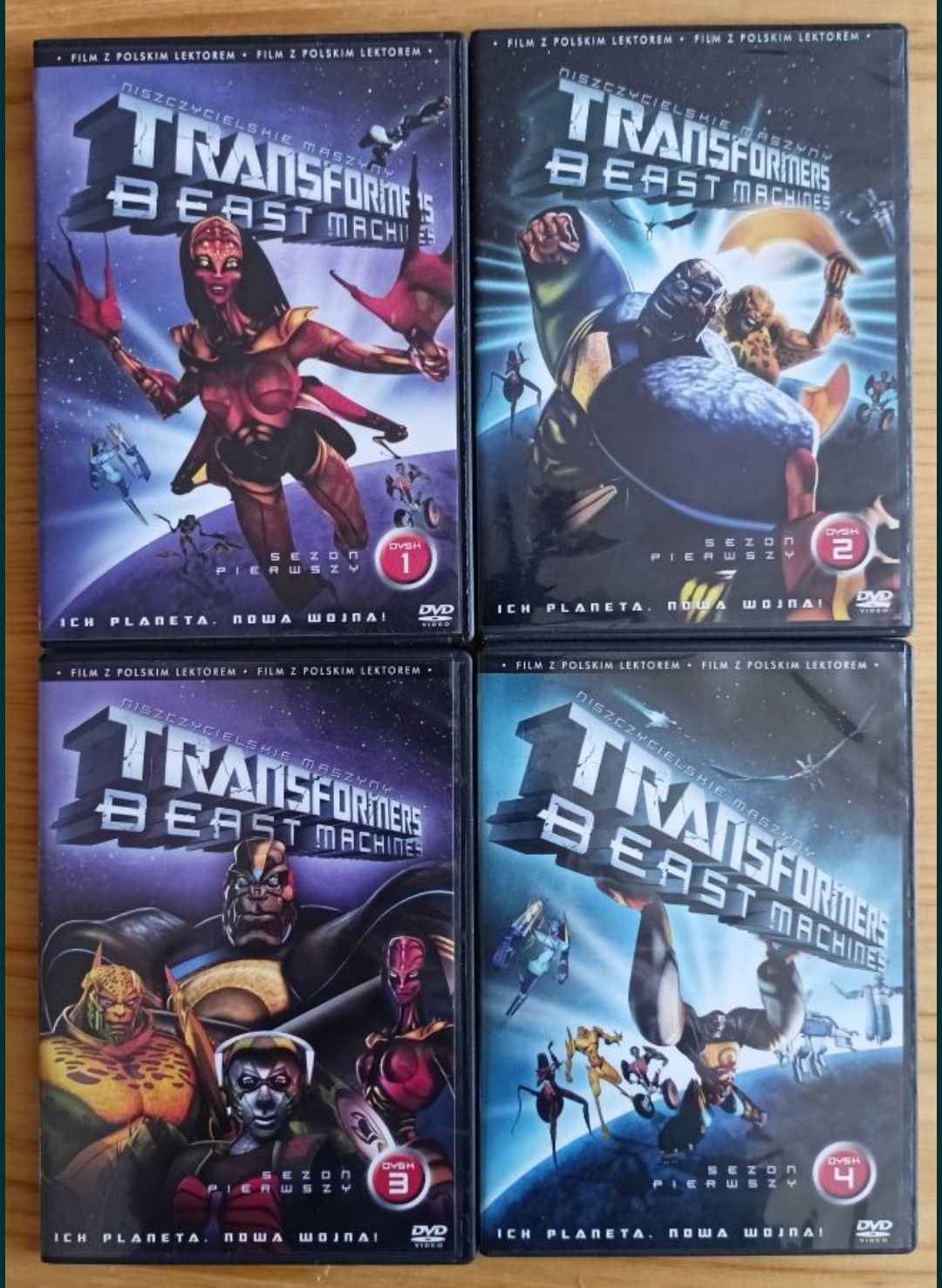 Transformers Beast Machines - filmy 4 x DVD