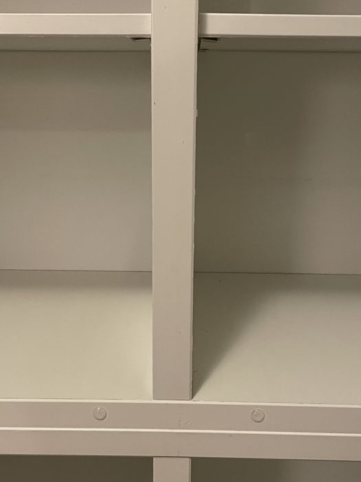 Ikea BESTA 2 modulos branco c/ vidro  painel superior