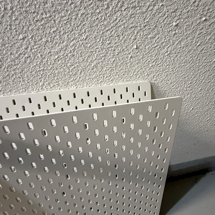 SKÅDIS IKEA tablica perforowana biała z akcesoriami