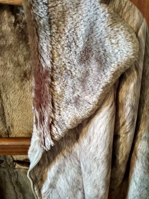 Casacos Vintage Pele de Pêssego interior com pêlo