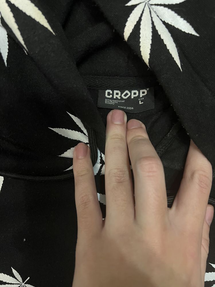 Худи cropp на флиссе