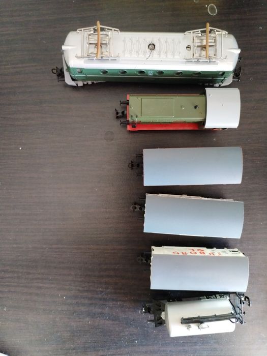 Kolejka wagonik TT Berliner Bahnen wagon diorama Piko