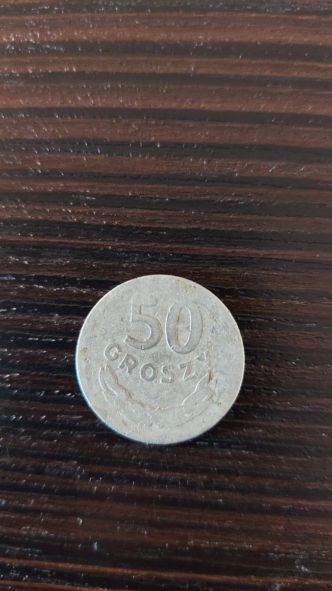 Moneta 50 gr Rzeczpospolita Polska 1949