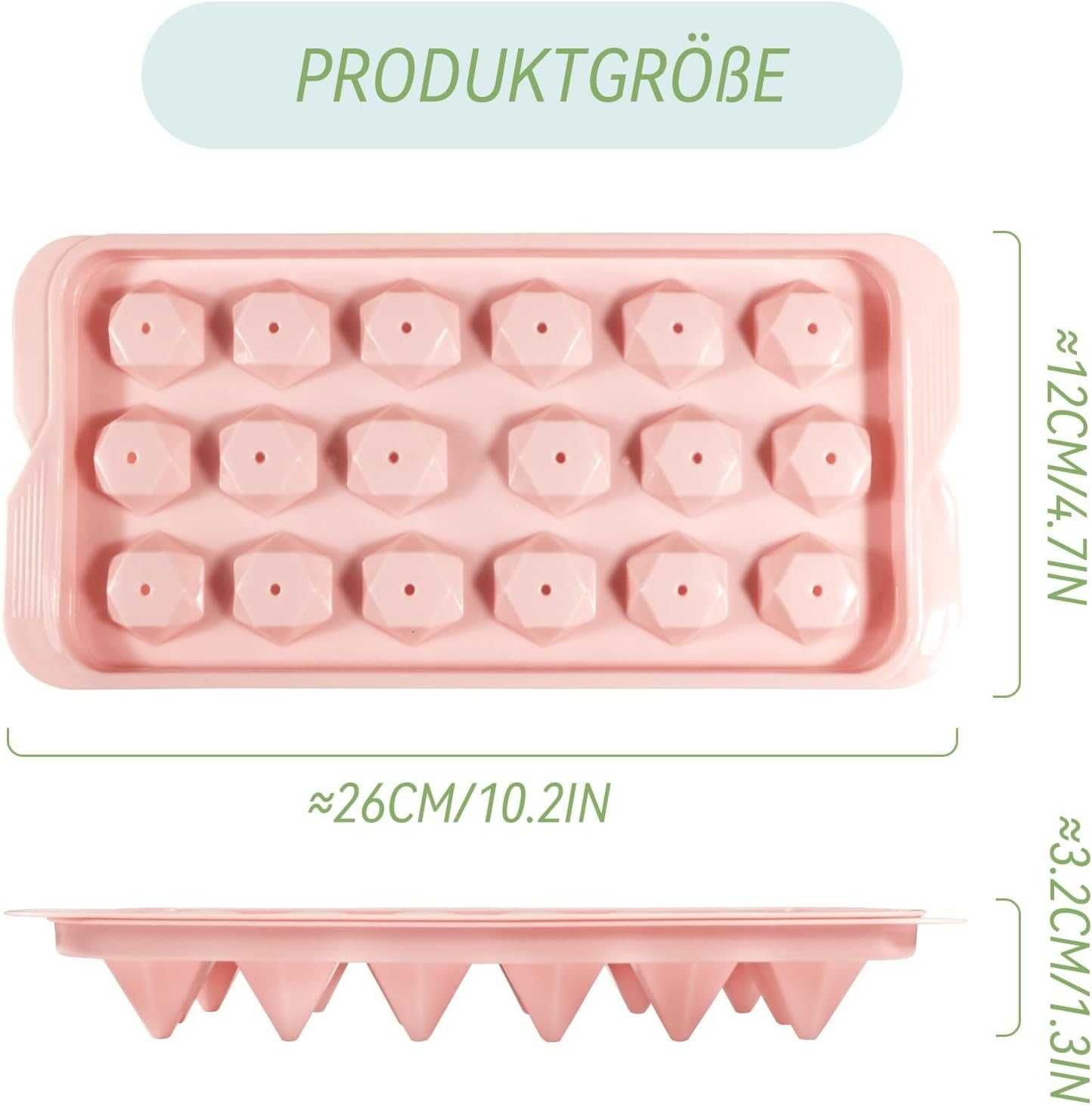 Nowa foremka do lodu / foremki / 2 szt / diamenty / 36 kostek !3390!