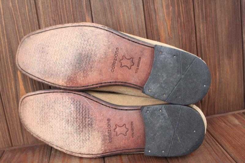 Туфли лоферы Marks & Spencer замша англия 43р мокасины туфлі
