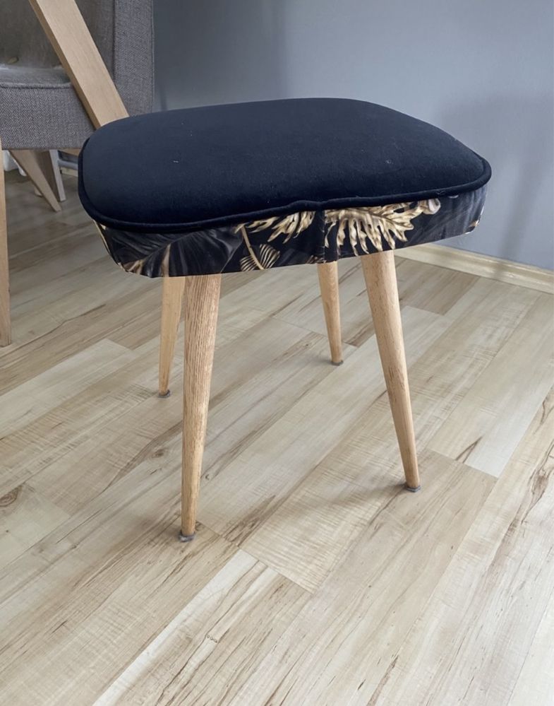 Taboret stolek patyczak po renowacji prl