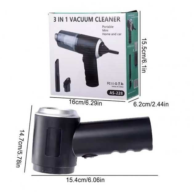 Пылесос автомобильный беспроводной Vacuum Cleaner AS-228 есть опт