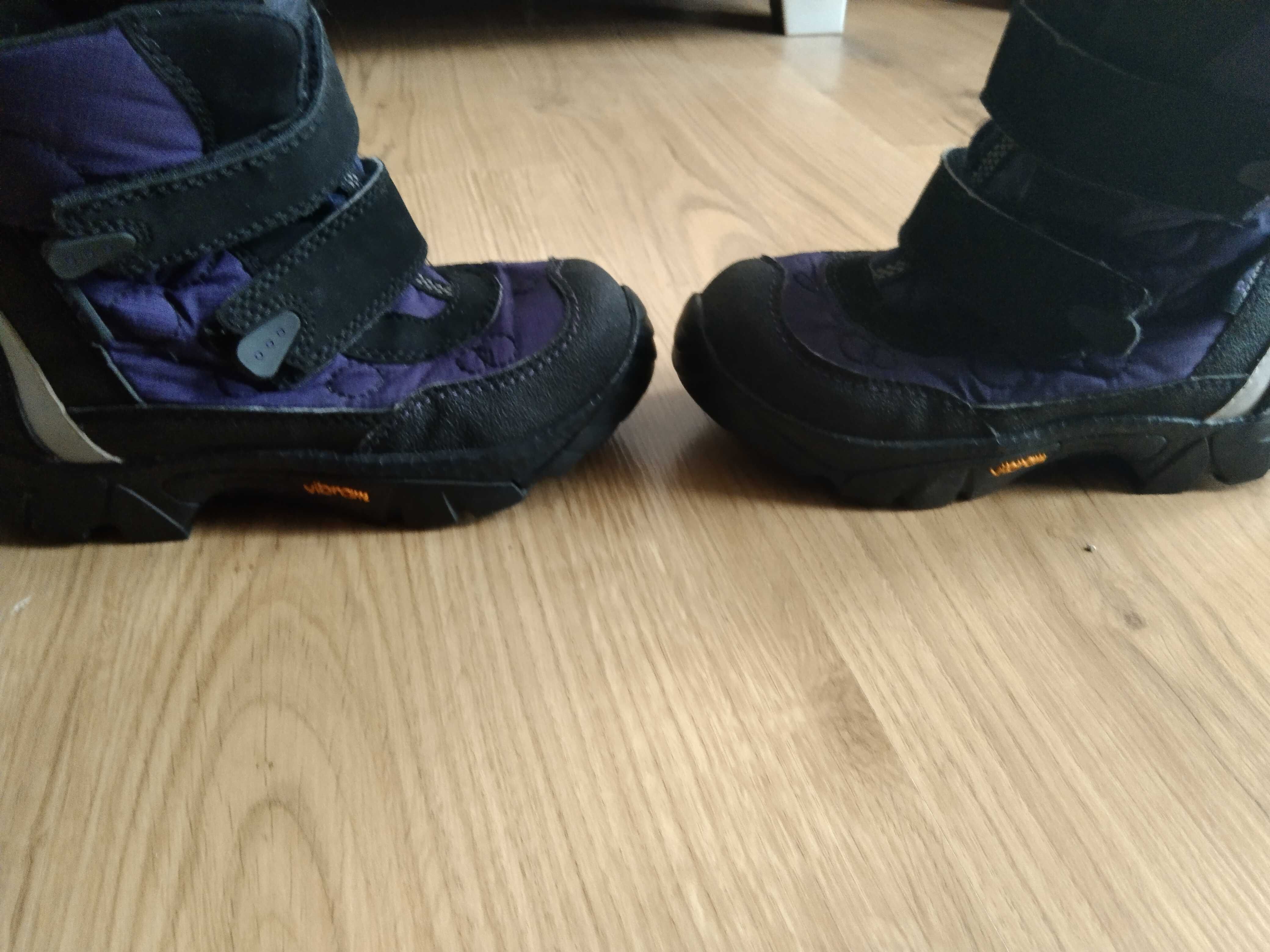 Buty kozaki Dla dziewczynki róż. 30