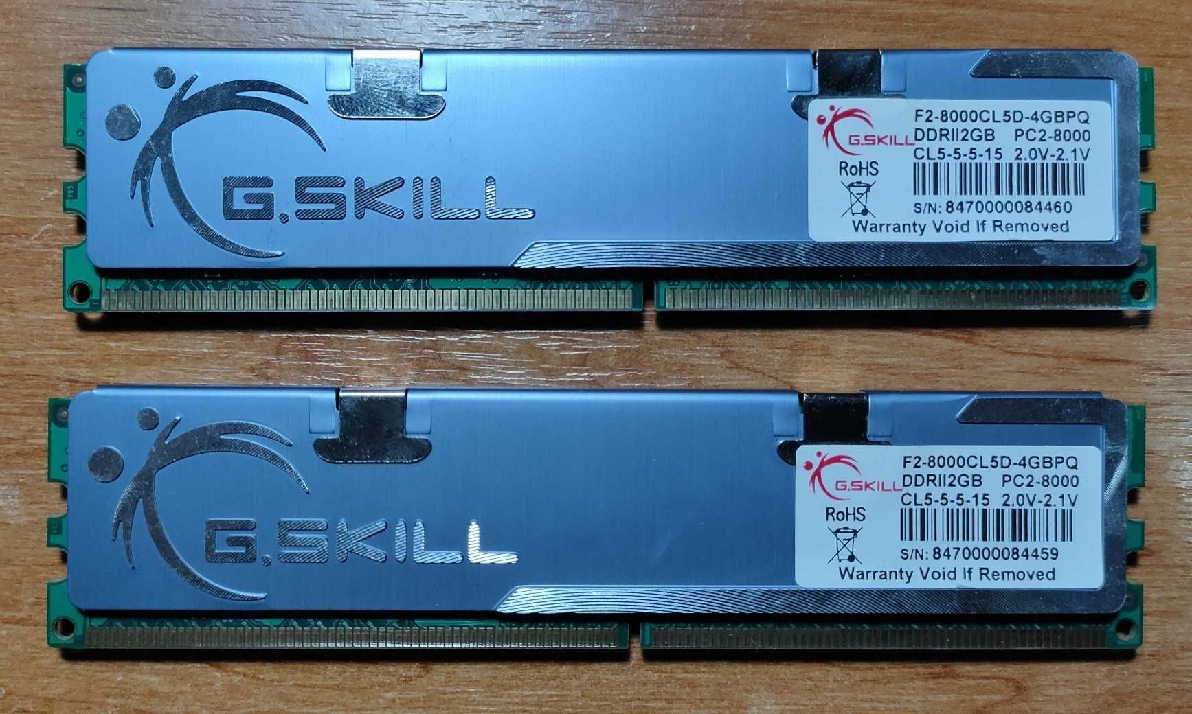 Memória RAM DDR2 G.SKILL Performance 4GB