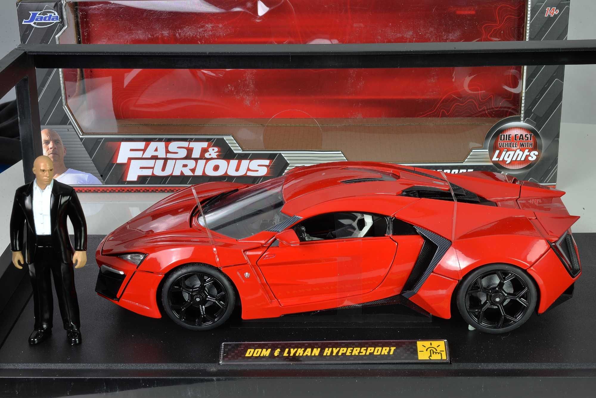 Lykan Hypersport model pojazdu 1:18 "Szybcy i Wściekli"+figurka