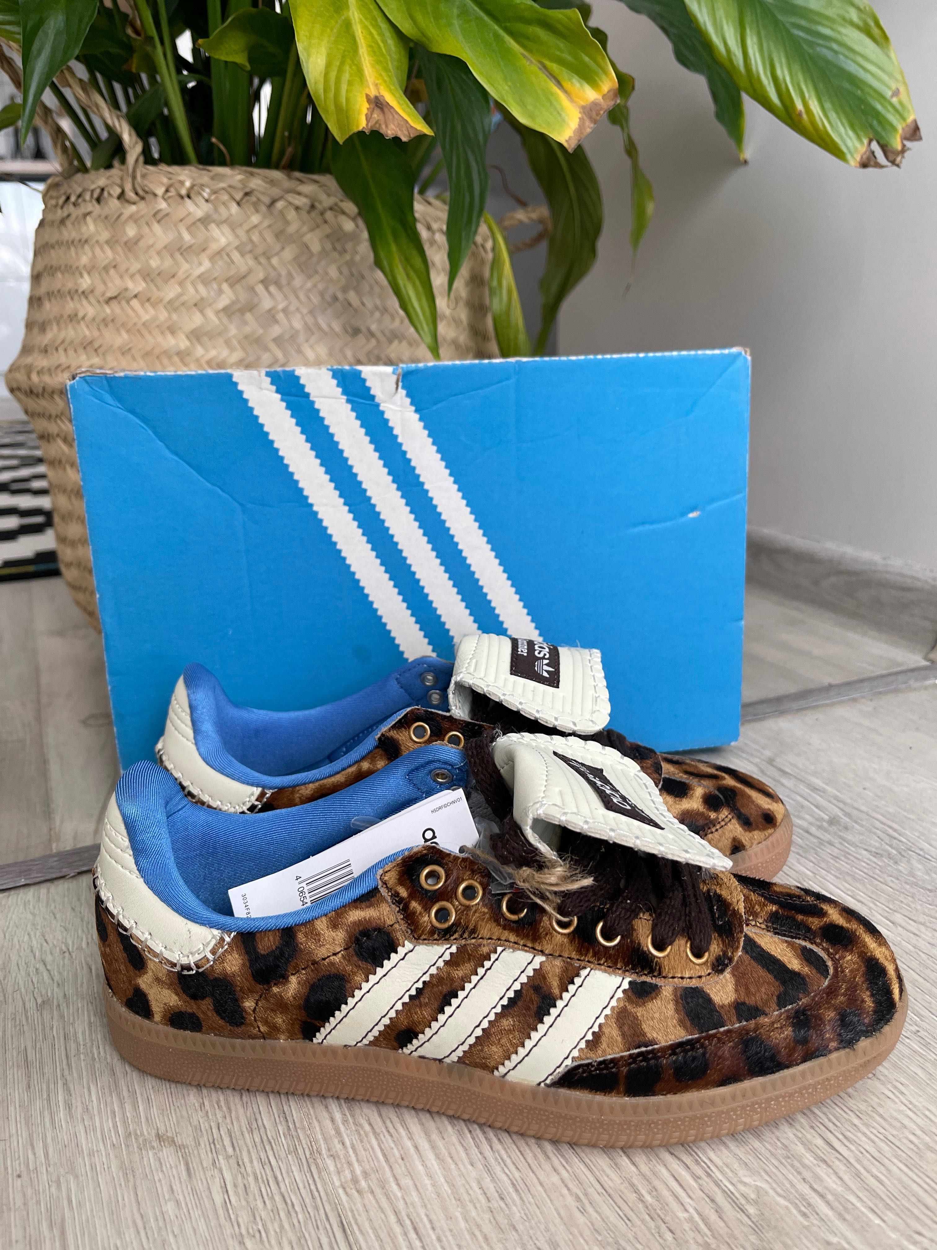 Buty Adidas Samba Wales Bonner Leopard