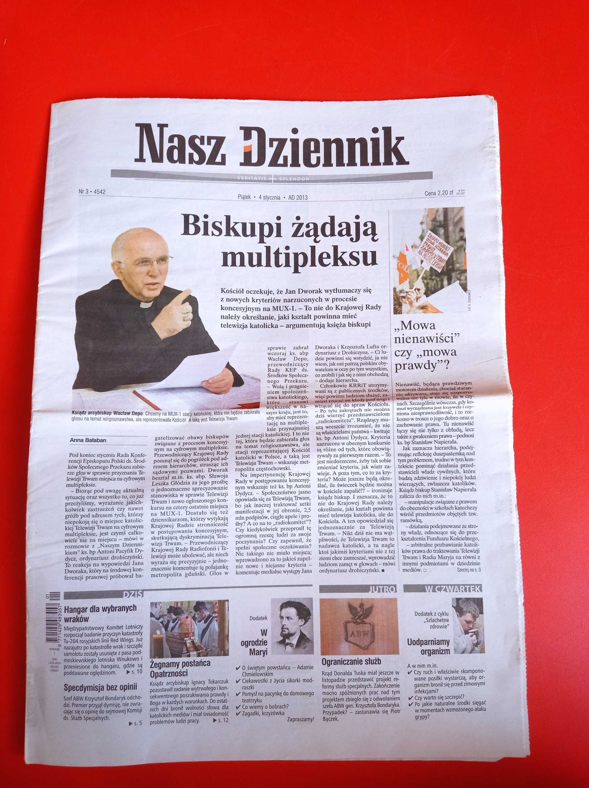 Nasz Dziennik, nr 3/2013, 4 stycznia 2013