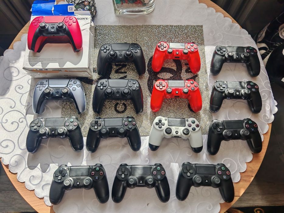 Pady PS4 i ps5 z analogami halla i TMR.