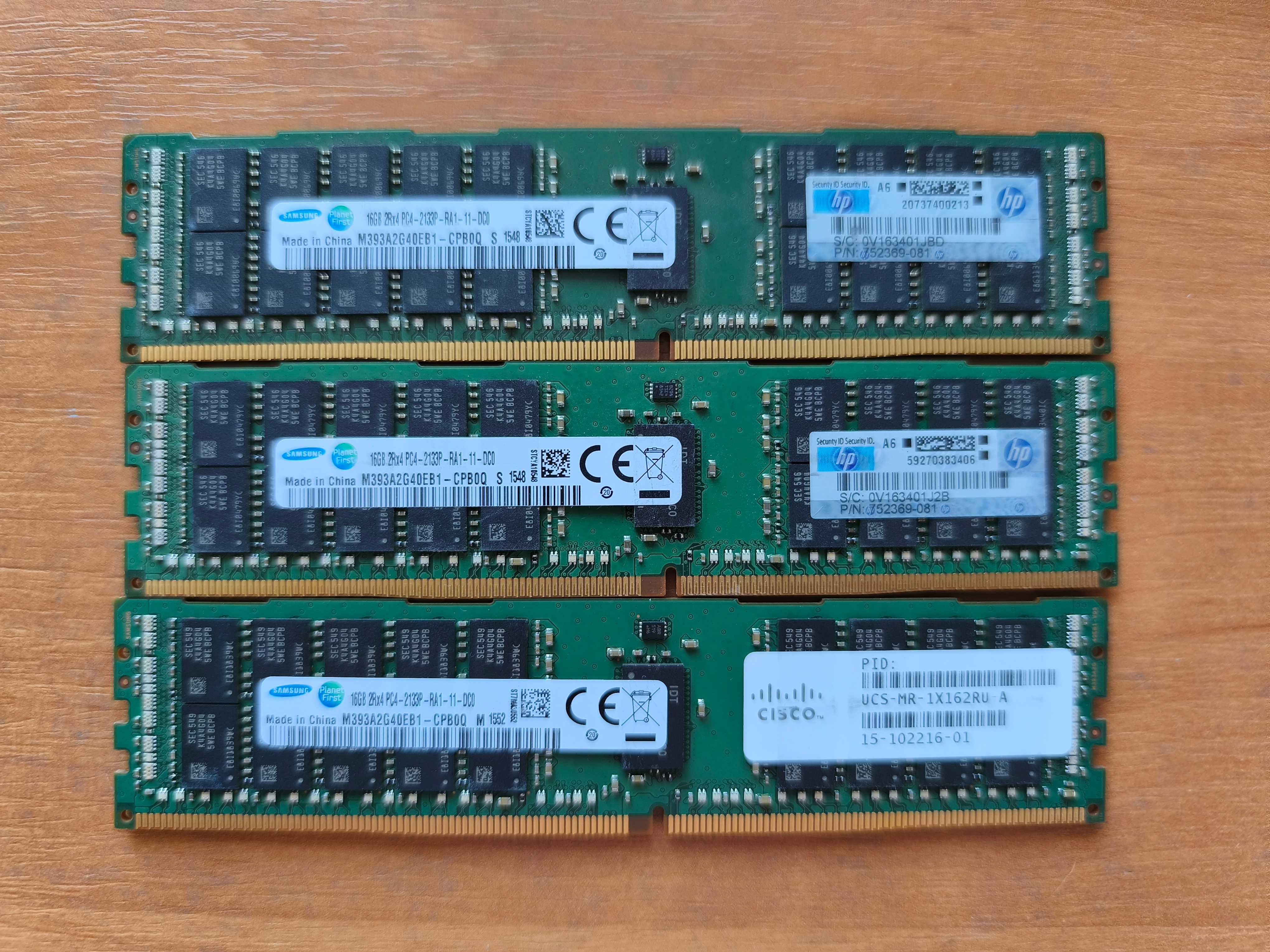 Samsung 16GB ECC DDR4 2133 PC4-17000R Reg серверная