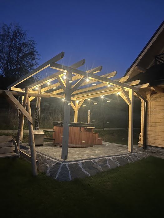 Akacjowe Zacisze komfotowe Domki Caloroczne Balia/Jacuzzi