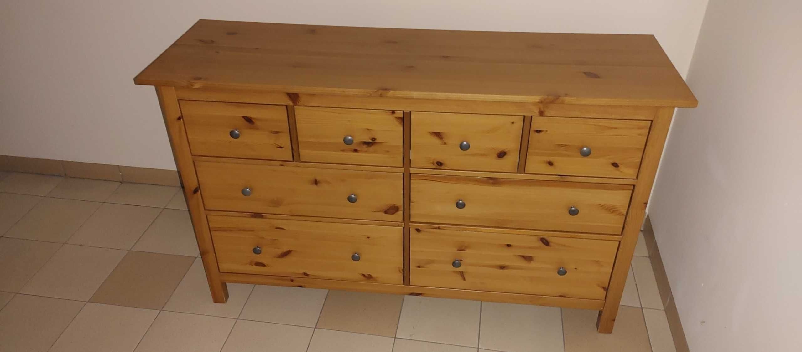 Komoda IKEA HEMNES-drewno-szafka-regał -Ikea Leksvik