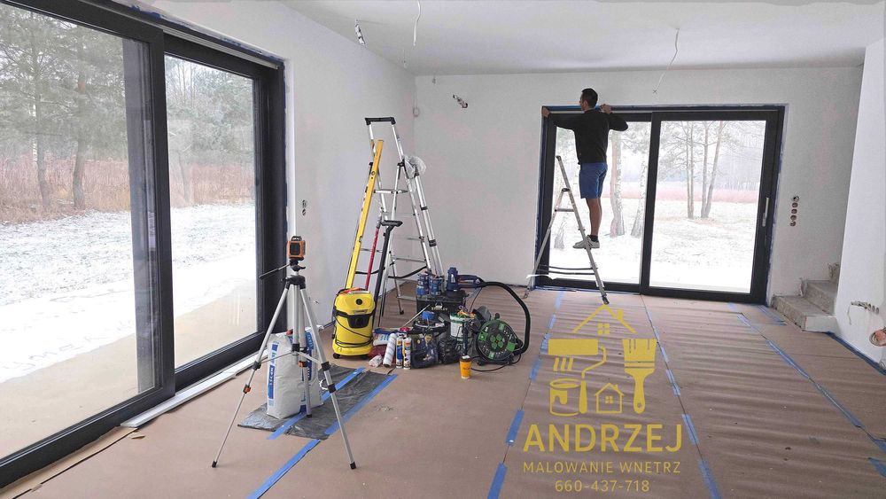 Malowanie mieszkań, ścian i sufitów – Warszawa i okolice