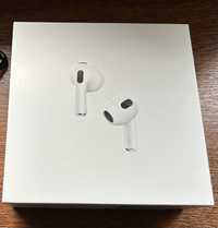 Słuchawki bezprzewodowe Apple AirPods 3 z etui ładującym, NOWE + etui