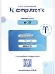 Komputronik voucher 600 zl