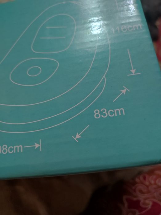 Продам надувное кресло с пуфом