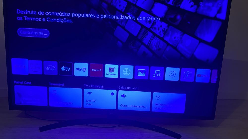 TV LG para peças