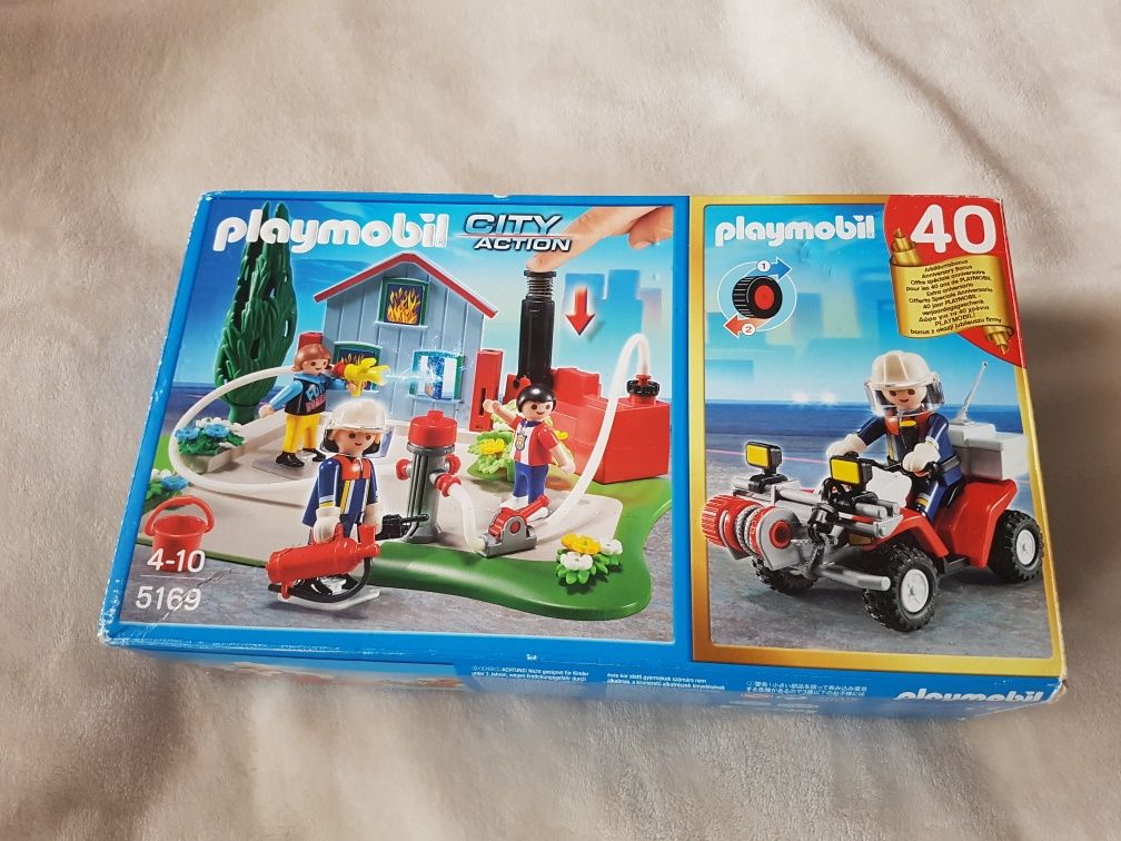 Playmobil 5169 City Action strażacy w akcji + Quad