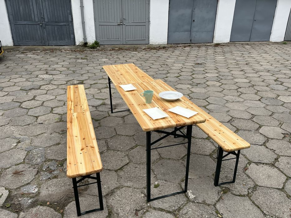 Stoły piwne, ławostoły, zestawy biesiadne. Najem. Trójmiasto.