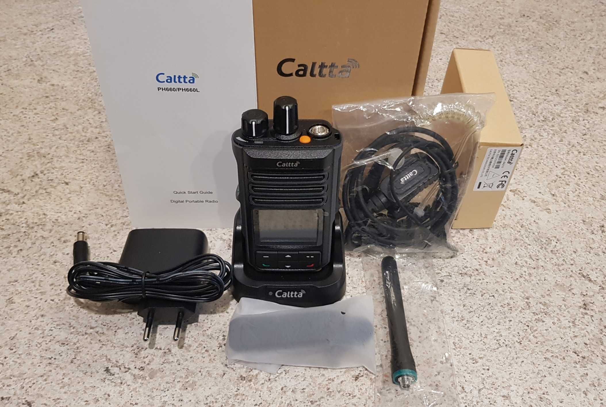 Комплект рація Caltta PH660UHF + гарнітура Caltta AA210