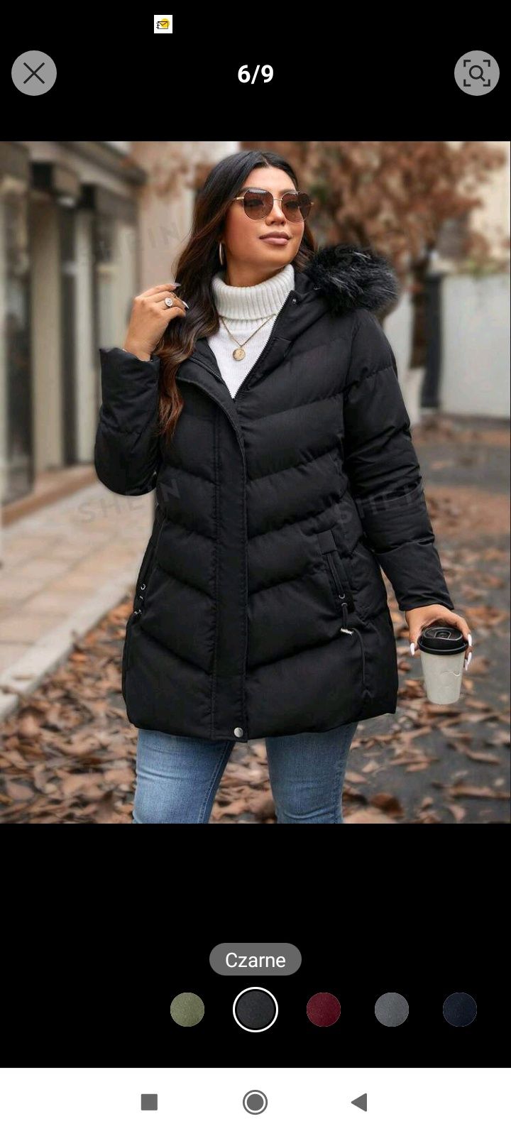 Kurtka zimowa Plus Size