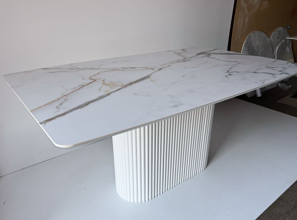 Stol producent table metal spiek kwarcowy podstawa stal NOWY
