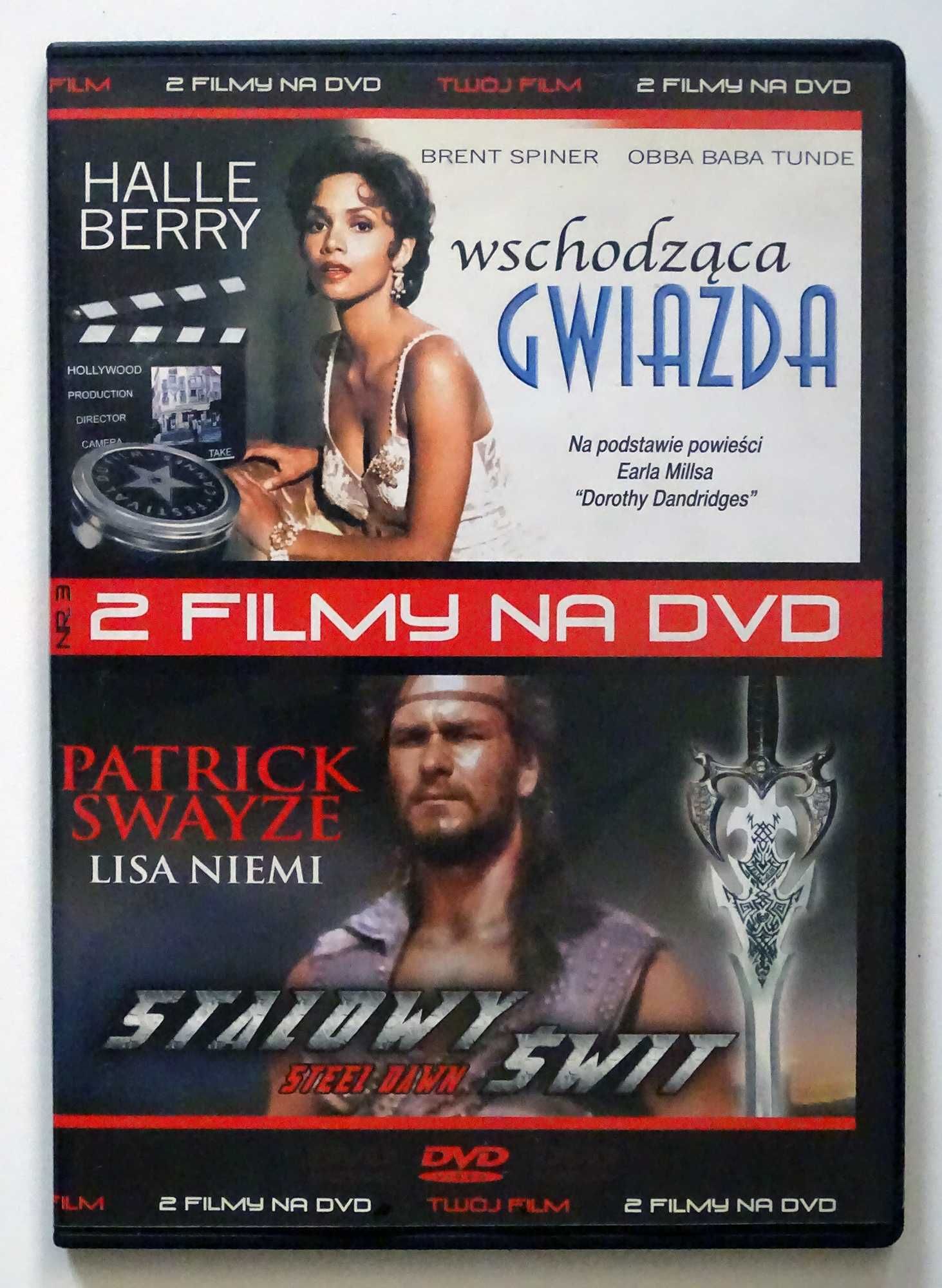 DVD: Stalowy Świt: Patrick Swayze. Wschodząca gwiazda: Halle Berry.