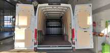 Zabudowa Iveco Daily, zabezpieczenie paki, ścianki, podłoga, nadkola