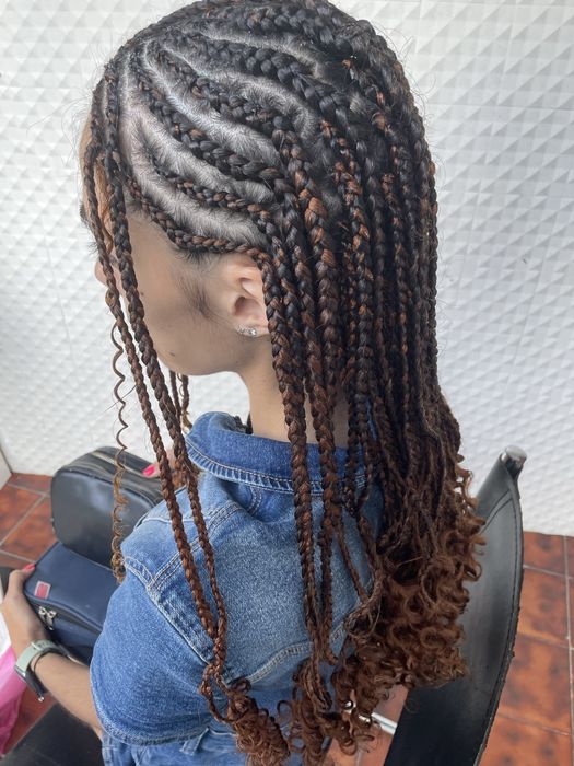 Aplicação de tranças