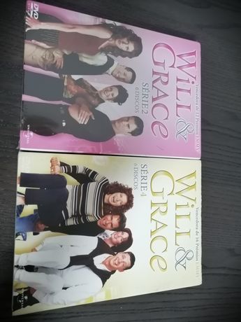 Will & Grace série 2 é 4 cada caixa trás 6 discos...