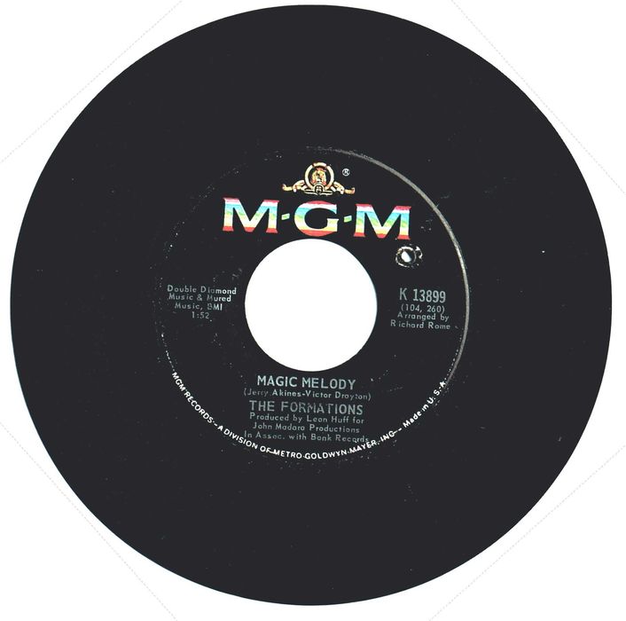 The Formations ‎– At The Top Of The Stairs 45 RPM 1968 FUNK