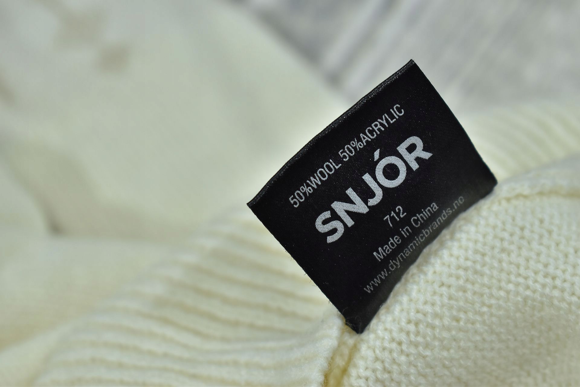 Snjor Wełniany Sweter Norewski / Xs