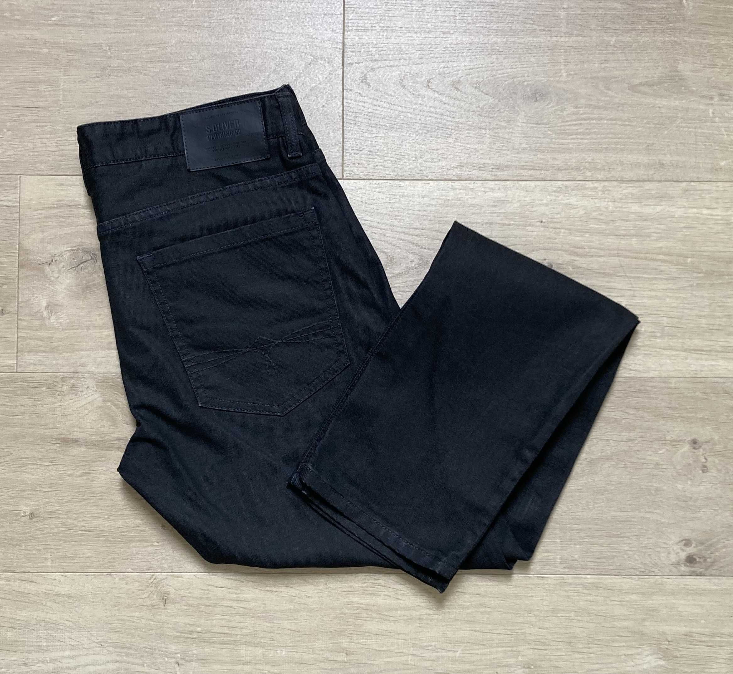 s.Oliver CLOSE Slim fit męskie jeansy, czarne, W32 L34