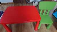 Stolik i krzesło dla dziecka IKEA