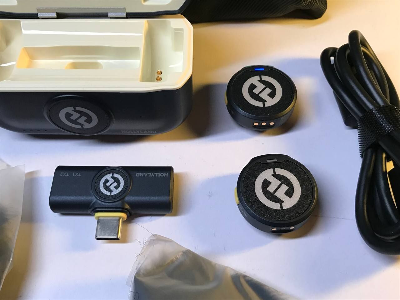 Hollyland Lark M2 USB Typec Петличний мікрофон аудио система петличный