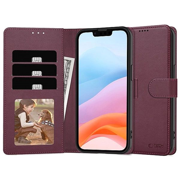 Tech-Protect Wallet Iphone Se 4/2025 Mulberry