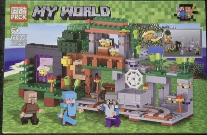 2x Klocki Minecraft MY WORLD PRCK 63105 i 63109, 6 wzorów do wyboru 2#