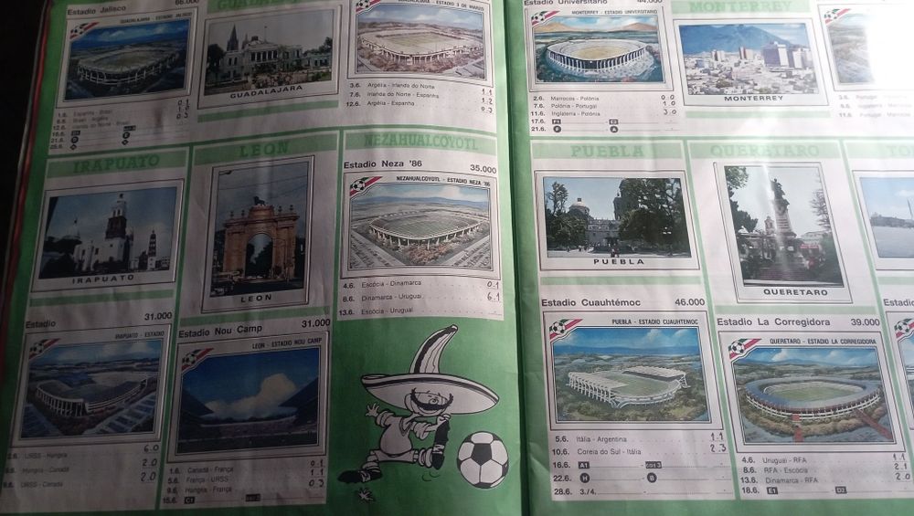 Caderneta México 86