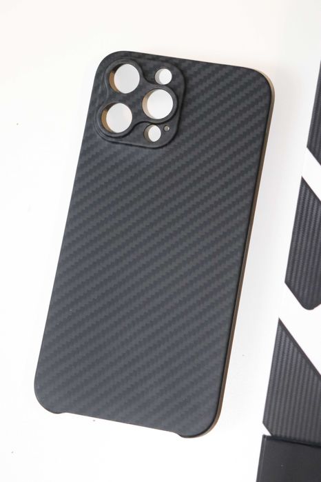 Latercase iPhone 13 Pro Max Case - чохол кевлар (карбон, carbon) 11 г