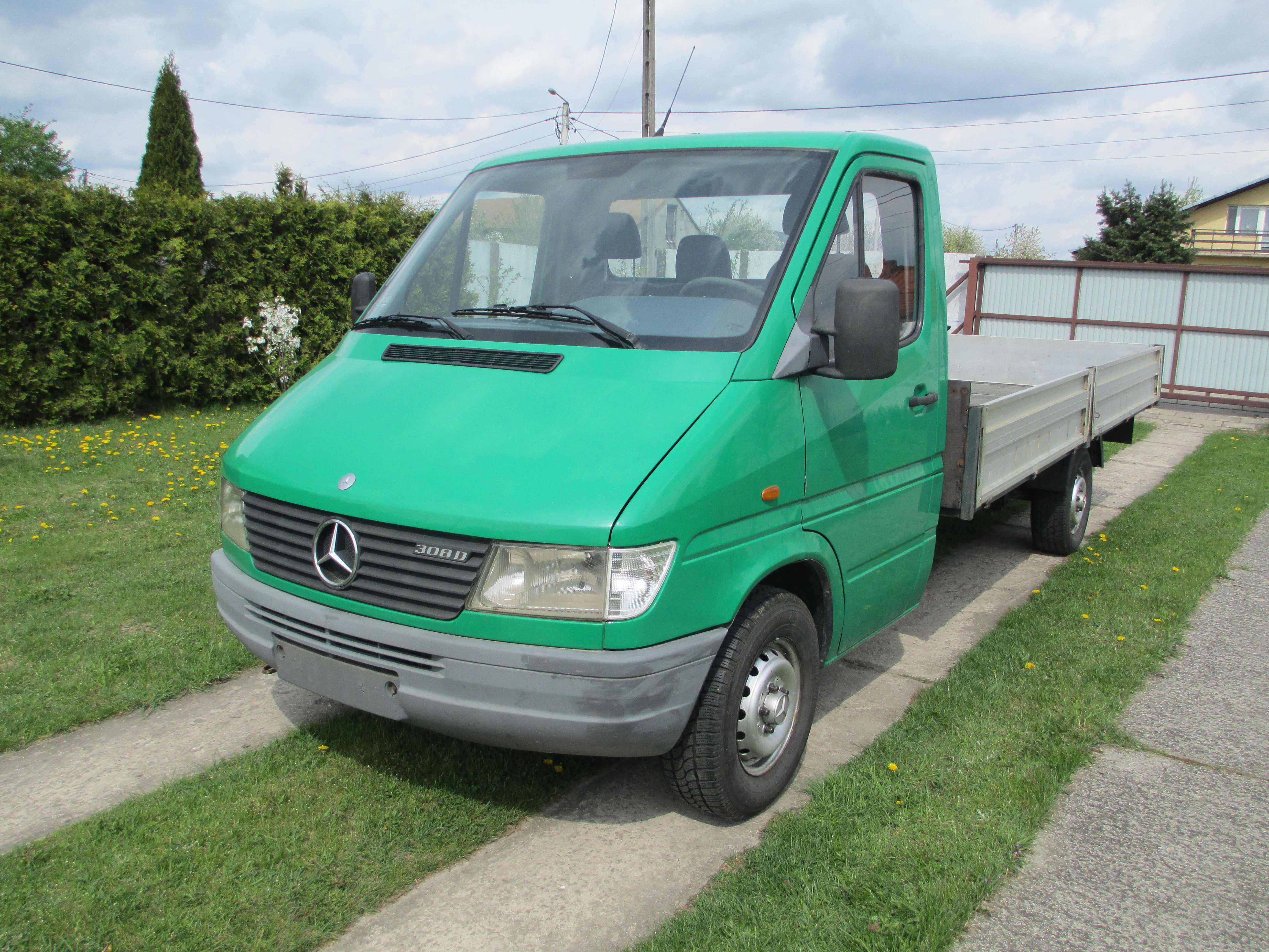 Mercedes Sprinter 308 Maksymalny rozstaw osi skrzynia laweta platforma